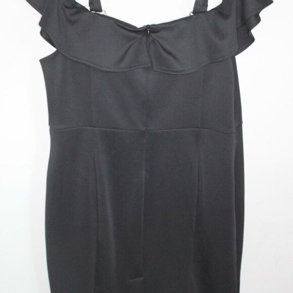 NWT Lane Bryant Off Shoulder Dress Black Scuba Plus Size 22 H10674 - Picture 8 of 12